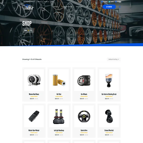 Shop Page